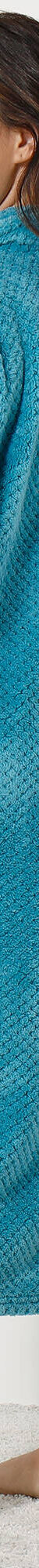 Robe de chambre maille polaire col châle - longueur 120 cm (turquoise) Robe de chambre maille polaire col châle - longueur 120 cm (turquoise)